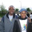 Rashied Davis of the Chicago Bears and Shakir Butler of CAC
